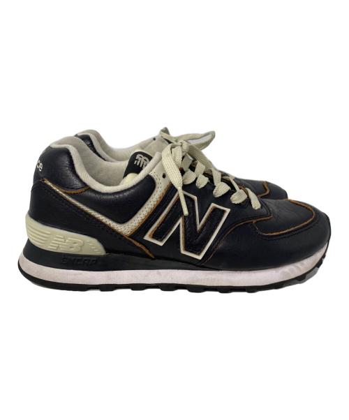 NEW BALANCE（ニューバランス）NEW BALANCE (ニューバランス) ML574 ブラック サイズ:22.5cmの古着・服飾アイテム