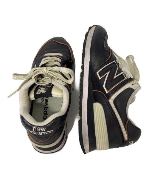 NEW BALANCE（ニューバランス）NEW BALANCE (ニューバランス) ML574 ブラック サイズ:22.5cmの古着・服飾アイテム