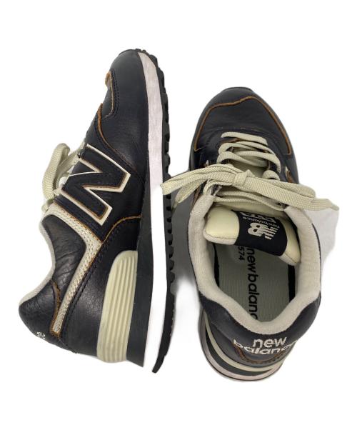 NEW BALANCE（ニューバランス）NEW BALANCE (ニューバランス) ML574 ブラック サイズ:22.5cmの古着・服飾アイテム