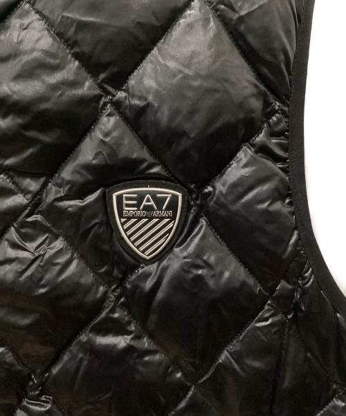 EA7（イーエーセブン）EA7 (イーエーセブン) ダウンベスト ブラック サイズ:XLの古着・服飾アイテム