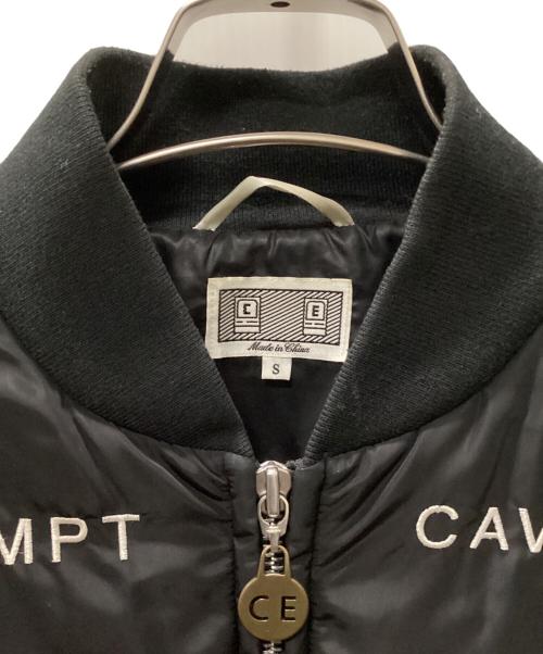 CAV EMPT（シーイー）CAV EMPT (シーイー) MA-1ジャケット ブラック サイズ:Sの古着・服飾アイテム