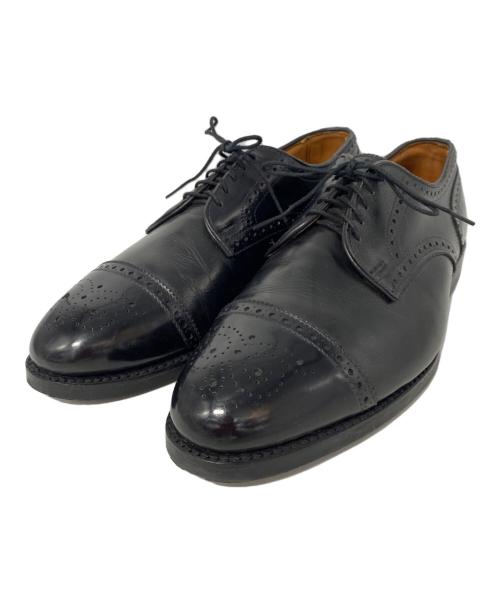 Allen Edmonds（アレン エドモンズ）Allen Edmonds (アレン エドモンズ) メダリオンシューズ ブラック サイズ:9 1/2の古着・服飾アイテム
