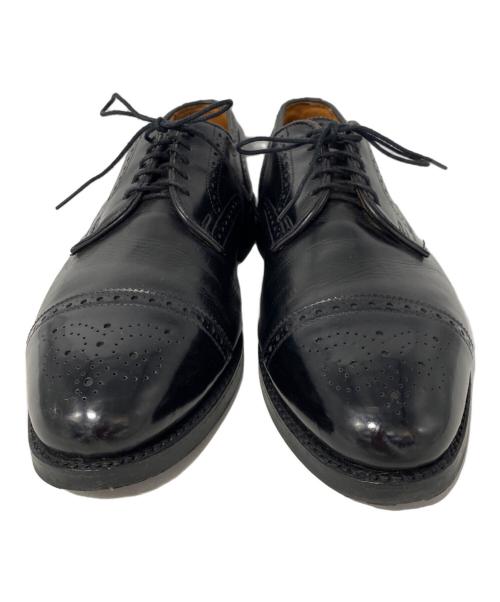 Allen Edmonds（アレン エドモンズ）Allen Edmonds (アレン エドモンズ) メダリオンシューズ ブラック サイズ:9 1/2の古着・服飾アイテム