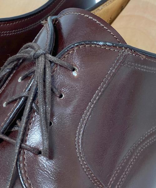 Alden（オールデン）ALDEN (オールデン) プレーントゥシューズ ブラウン サイズ:12 1/2の古着・服飾アイテム