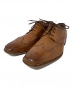 Florsheimフローシャイム）の古着「ウィングチップシューズ」｜ブラウン