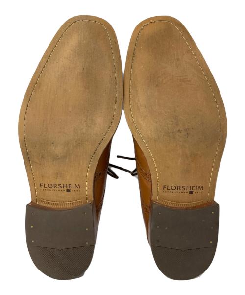 Florsheim（フローシャイム）Florsheim (フローシャイム) ウィングチップシューズ ブラウン サイズ:10 1/2の古着・服飾アイテム
