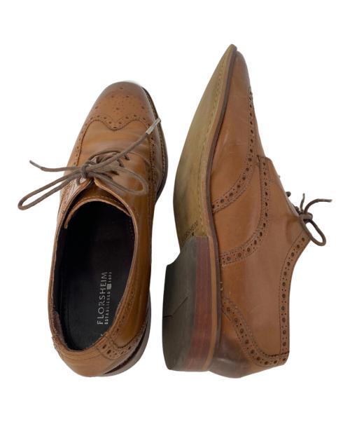 Florsheim（フローシャイム）Florsheim (フローシャイム) ウィングチップシューズ ブラウン サイズ:10 1/2の古着・服飾アイテム