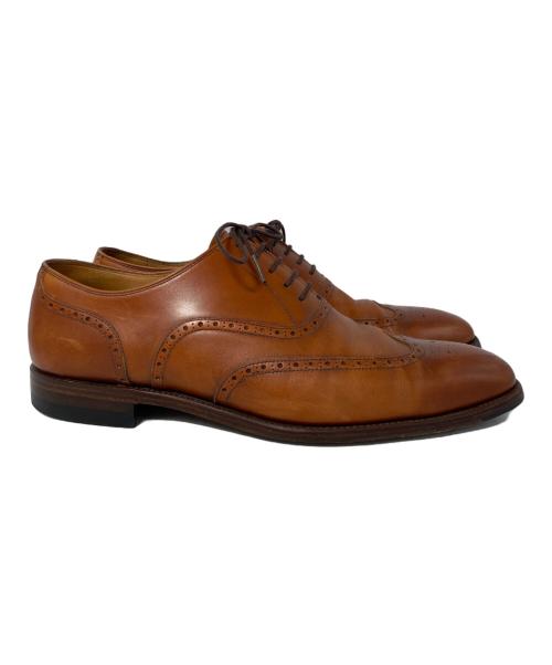 SCOTCH GRAIN（スコッチグレイン）SCOTCH GRAIN (スコッチグレイン) ウィングチップシューズ ブラウン サイズ:27cmの古着・服飾アイテム