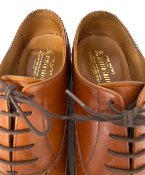 SCOTCH GRAIN（スコッチグレイン）SCOTCH GRAIN (スコッチグレイン) ウィングチップシューズ ブラウン サイズ:27cmの古着・服飾アイテム