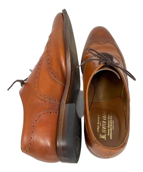 SCOTCH GRAIN（スコッチグレイン）SCOTCH GRAIN (スコッチグレイン) ウィングチップシューズ ブラウン サイズ:27cmの古着・服飾アイテム