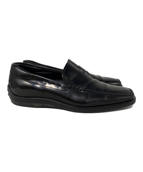 TOD'S（トッズ）TOD'S (トッズ) コインローファー ブラック サイズ:8 1/2の古着・服飾アイテム