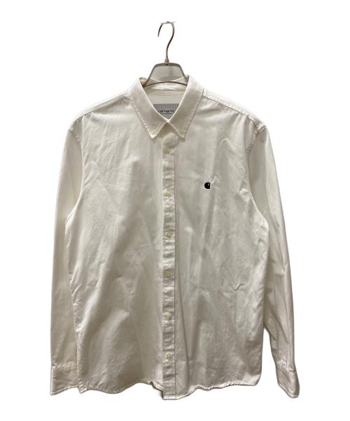 CarHartt（カーハート）CarHartt (カーハート) 長袖シャツ ホワイト サイズ:Lの古着・服飾アイテム