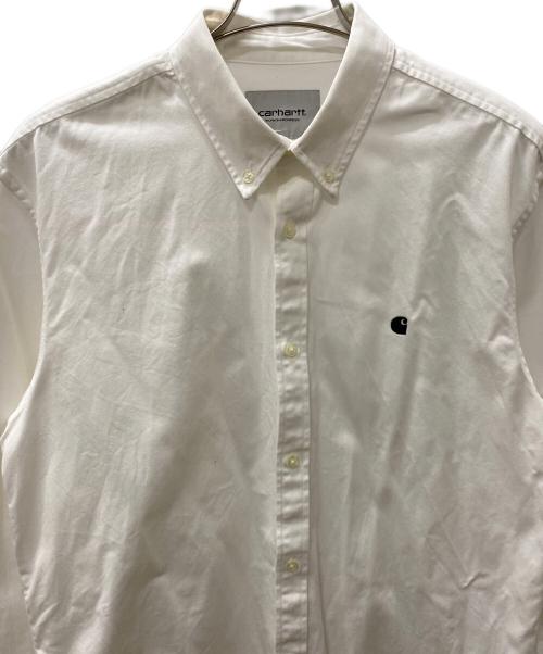 CarHartt（カーハート）CarHartt (カーハート) 長袖シャツ ホワイト サイズ:Lの古着・服飾アイテム