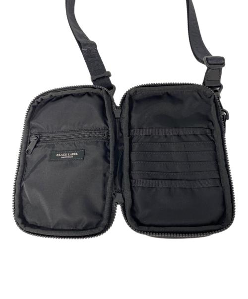 BLACK LABEL CRESTBRIDGE（ブラックレーベル クレストブリッジ）BLACK LABEL CRESTBRIDGE (ブラックレーベル クレストブリッジ) ショルダーバッグ ブラックの古着・服飾アイテム