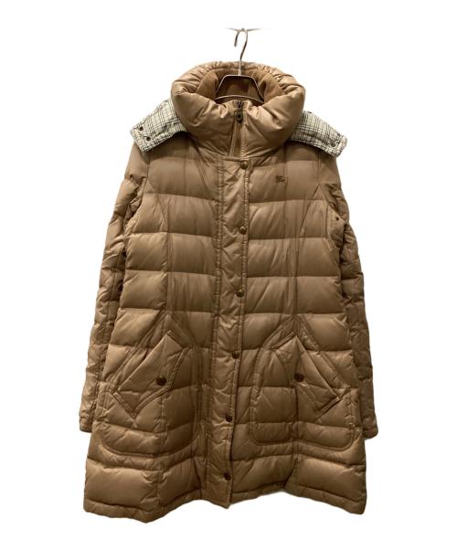BURBERRY BLUE LABEL（バーバリー ブルー レーベル）BURBERRY BLUE LABEL (バーバリー ブルー レーベル) ダウンコート ベージュ サイズ:38の古着・服飾アイテム
