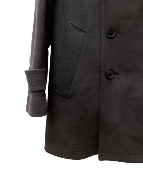 BURBERRY BLACK LABEL（バーバリーブラックレーベル）BURBERRY BLACK LABEL (バーバリーブラックレーベル) Pコート ブラック サイズ:Lの古着・服飾アイテム