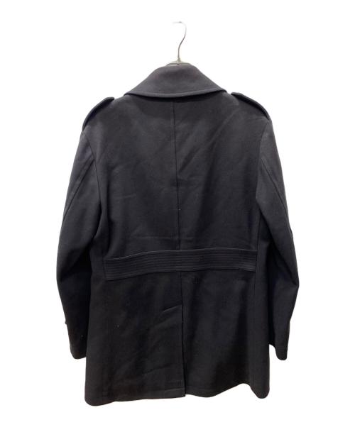 BURBERRY BLACK LABEL（バーバリーブラックレーベル）BURBERRY BLACK LABEL (バーバリーブラックレーベル) Pコート ブラック サイズ:Lの古着・服飾アイテム