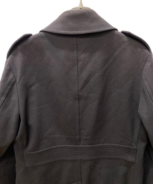 BURBERRY BLACK LABEL（バーバリーブラックレーベル）BURBERRY BLACK LABEL (バーバリーブラックレーベル) Pコート ブラック サイズ:Lの古着・服飾アイテム