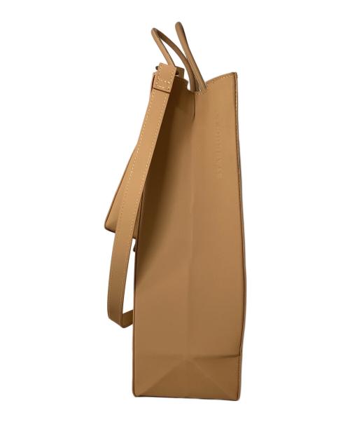STARBUCKS COFFEE（スターバックス コーヒー）STARBUCKS COFFEE (スターバックス コーヒー) 2wayレザートートバッグ カーキの古着・服飾アイテム