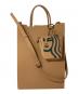 STARBUCKS COFFEE（スターバックス コーヒー）の古着「2wayレザートートバッグ」｜カーキ