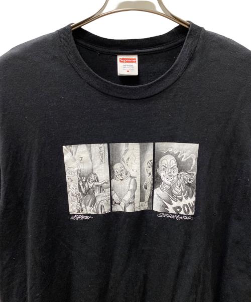 SUPREME（シュプリーム）Supreme (シュプリーム) Mister Cartoon Pow Tee ブラック サイズ:Mの古着・服飾アイテム