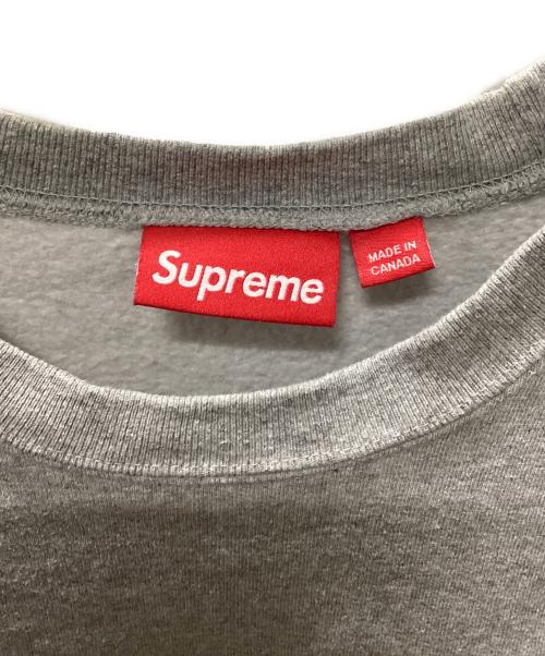 SUPREME（シュプリーム）Supreme (シュプリーム) 24FW crest Crewneck グレー サイズ:Mの古着・服飾アイテム