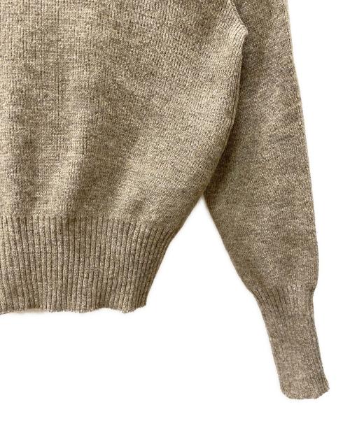OHOTORO（オオトロ）OHOTORO (オオトロ) 厚手ニット ブラウン サイズ:Freeの古着・服飾アイテム
