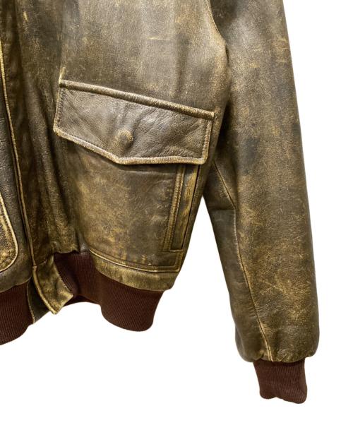 Golden Bear（ゴールデンベア）Golden Bear (ゴールデンベア) レザージャケット ブラウン サイズ:40の古着・服飾アイテム