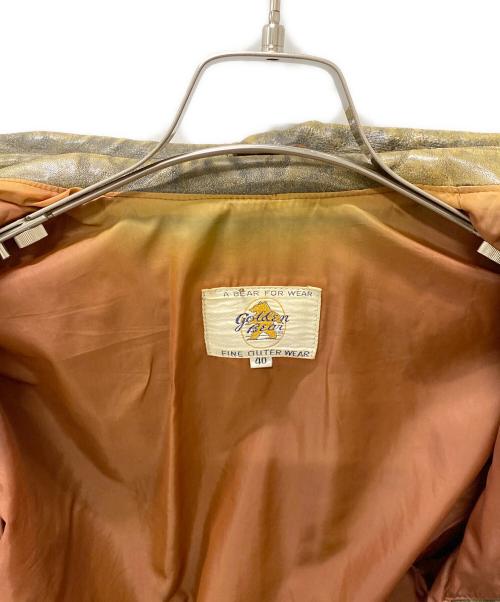 Golden Bear（ゴールデンベア）Golden Bear (ゴールデンベア) レザージャケット ブラウン サイズ:40の古着・服飾アイテム