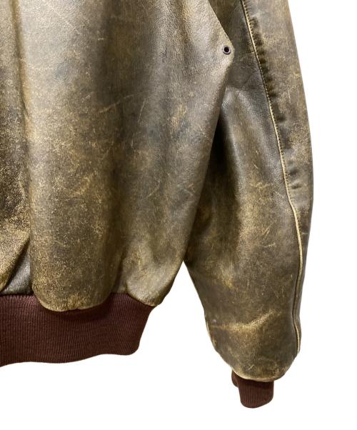 Golden Bear（ゴールデンベア）Golden Bear (ゴールデンベア) レザージャケット ブラウン サイズ:40の古着・服飾アイテム