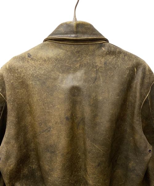 Golden Bear（ゴールデンベア）Golden Bear (ゴールデンベア) レザージャケット ブラウン サイズ:40の古着・服飾アイテム