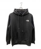 THE NORTH FACEザ ノース フェイス）の古着「スクエアロゴフーディ」｜ブラック