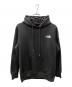 THE NORTH FACE（ザ ノース フェイス）の古着「スクエアロゴフーディ」｜ブラック