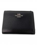 COACHコーチ）の古着「2つ折り財布」｜ブラック