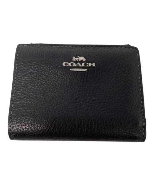 COACH（コーチ）COACH (コーチ) 2つ折り財布 ブラックの古着・服飾アイテム