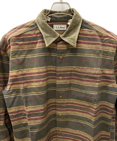 L.L.Bean（エルエルビーン）L.L.Bean (エルエルビーン) 長袖シャツ オリーブ サイズ:Mの古着・服飾アイテム