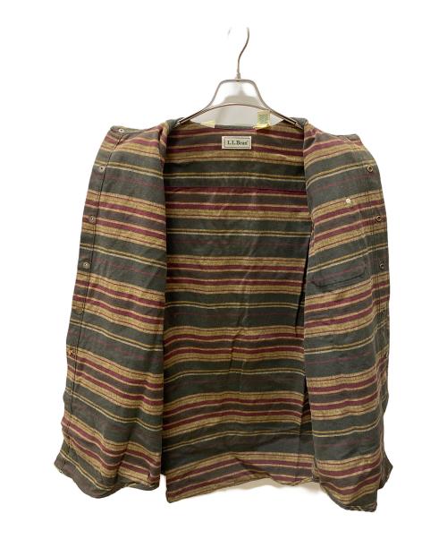 L.L.Bean（エルエルビーン）L.L.Bean (エルエルビーン) 長袖シャツ オリーブ サイズ:Mの古着・服飾アイテム