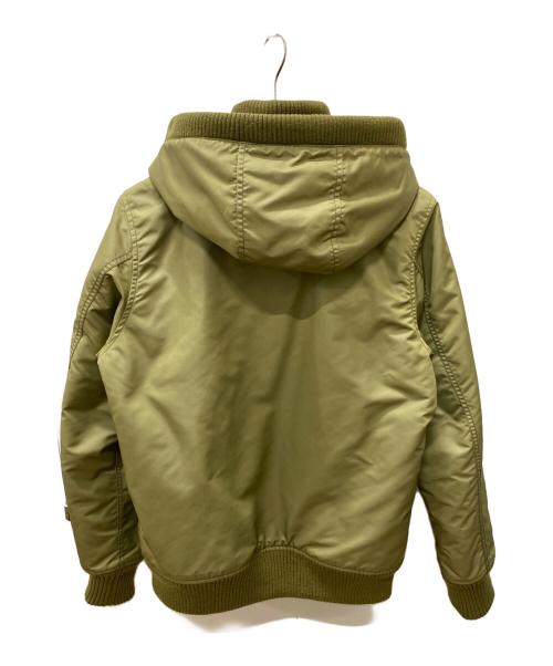 ALPHA（アルファ）ALPHA (アルファ) フライトジャケット オリーブ サイズ:Lの古着・服飾アイテム