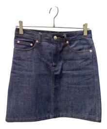 A.P.C.（アーペーセー）の古着「デニムスカート」｜インディゴ