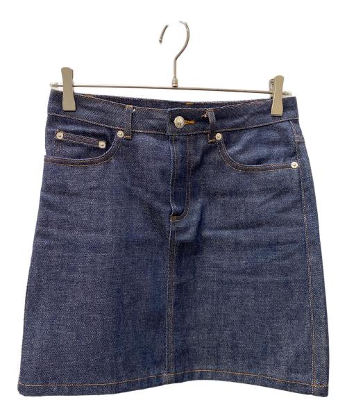 A.P.C.（アーペーセー）A.P.C. (アーペーセー) デニムスカート インディゴ サイズ:34の古着・服飾アイテム