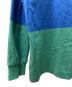 GRAMICCI (グラミチ) ラングドンラグビーシャツ ブルー×グリーン サイズ:2XL：4000円