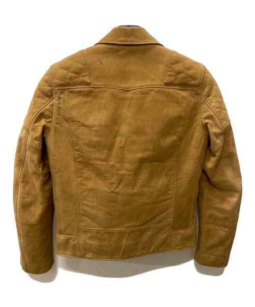 ROTT WEILER（ロットワイラー）ROTT WEILER (ロットワイラー) レザージャケット ブラウン サイズ:Sの古着・服飾アイテム