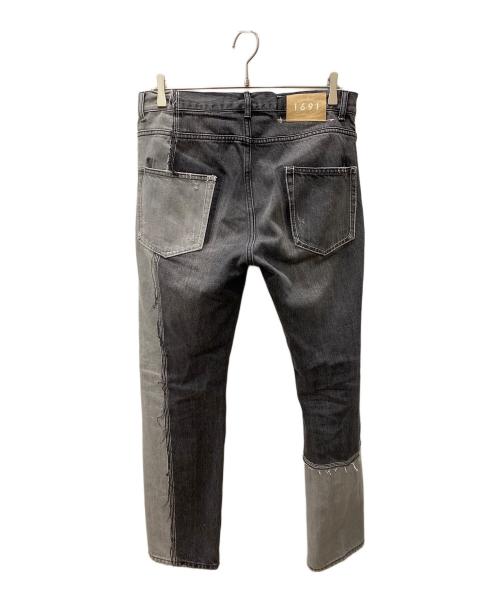 1691（イチロクキューイチ）1691 (イチロクキューイチ) デニムパンツ ブラック サイズ:4の古着・服飾アイテム