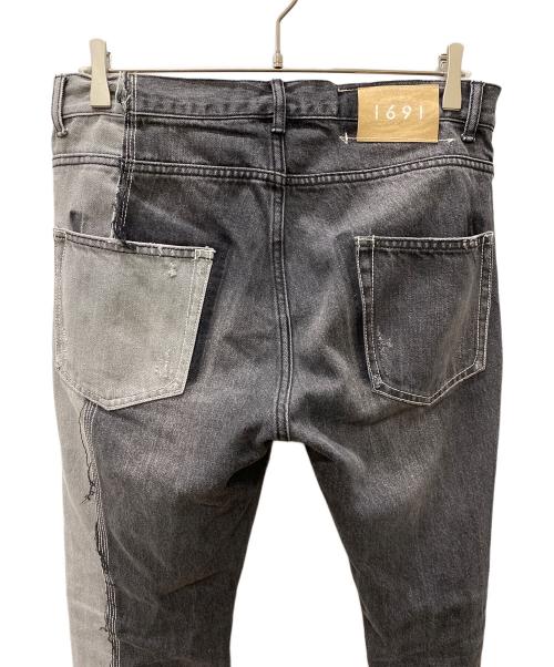1691（イチロクキューイチ）1691 (イチロクキューイチ) デニムパンツ ブラック サイズ:4の古着・服飾アイテム