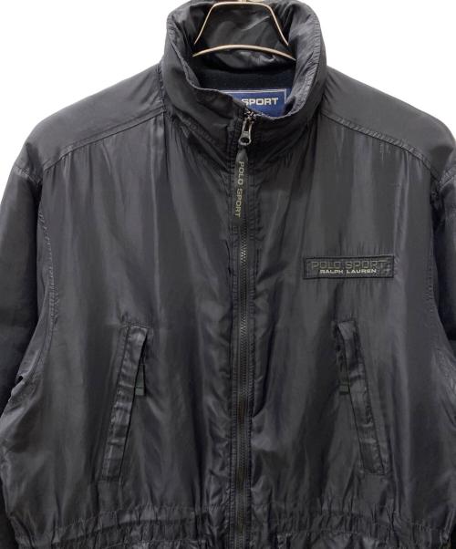 POLO RALPH LAUREN（ポロ・ラルフローレン）POLO RALPH LAUREN (ポロ・ラルフローレン) ナイロンジャケット ブラック サイズ:Mの古着・服飾アイテム