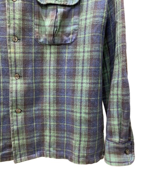 WOOLRICH（ウールリッチ）WOOLRICH (ウールリッチ) ネルシャツ グリーン サイズ:Sの古着・服飾アイテム
