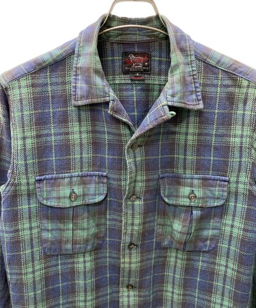 WOOLRICH（ウールリッチ）WOOLRICH (ウールリッチ) ネルシャツ グリーン サイズ:Sの古着・服飾アイテム