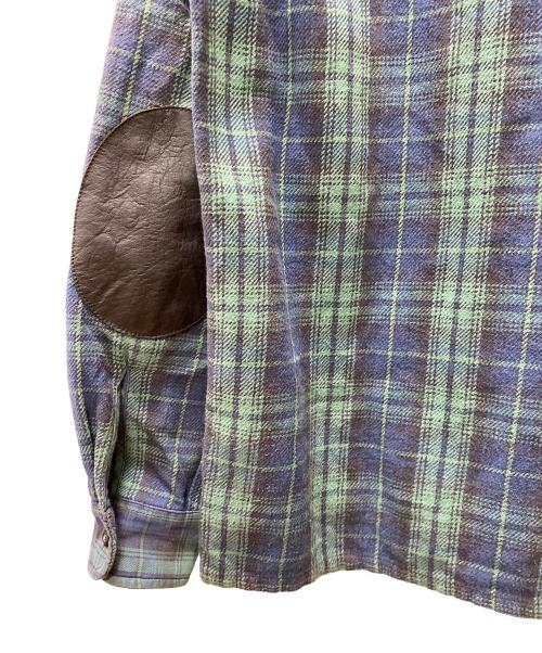 WOOLRICH（ウールリッチ）WOOLRICH (ウールリッチ) ネルシャツ グリーン サイズ:Sの古着・服飾アイテム