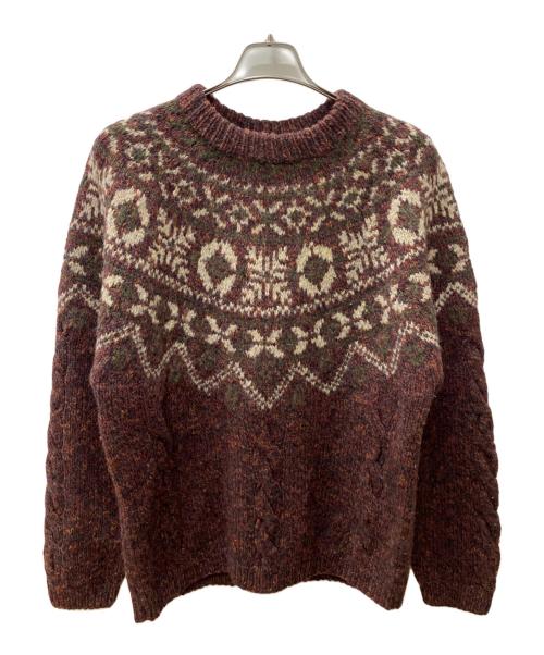 L.L.Bean（エルエルビーン）L.L.Bean (エルエルビーン) 厚手ニット レッド サイズ:Mの古着・服飾アイテム