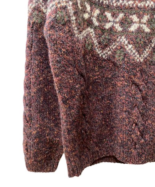 L.L.Bean（エルエルビーン）L.L.Bean (エルエルビーン) 厚手ニット レッド サイズ:Mの古着・服飾アイテム